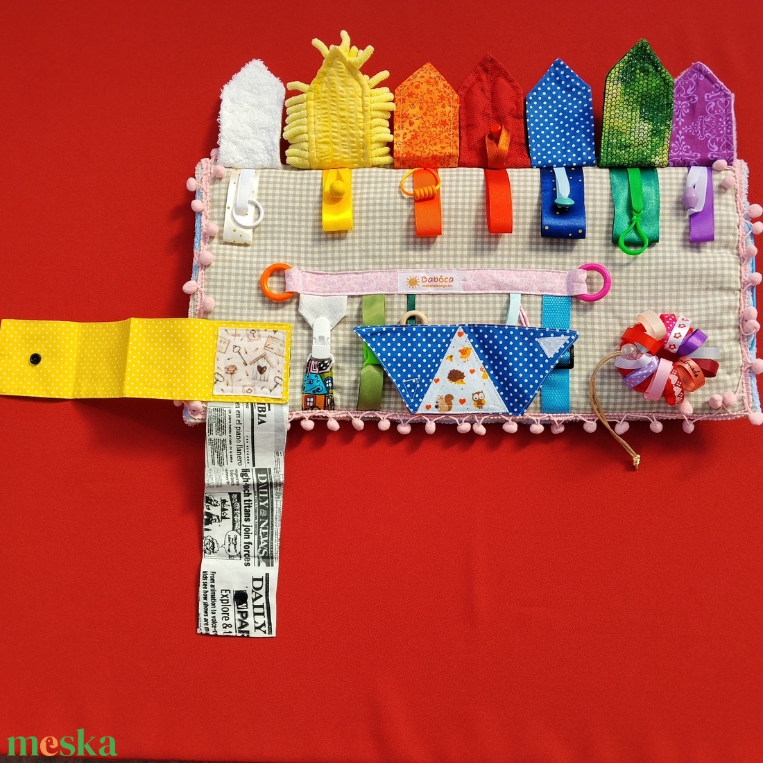 Aktivitás párna, időseknek, demencia, alzheimer - baba - mama - baba játékok - mozgásfejlesztő játékok - Meska.hu