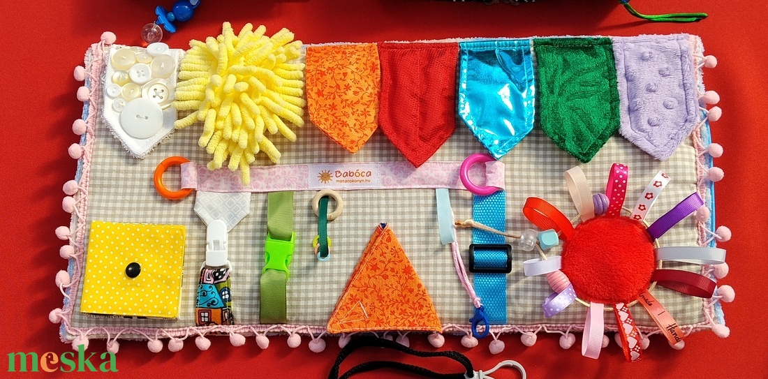 Aktivitás párna, időseknek, demencia, alzheimer - baba - mama - baba játékok - mozgásfejlesztő játékok - Meska.hu