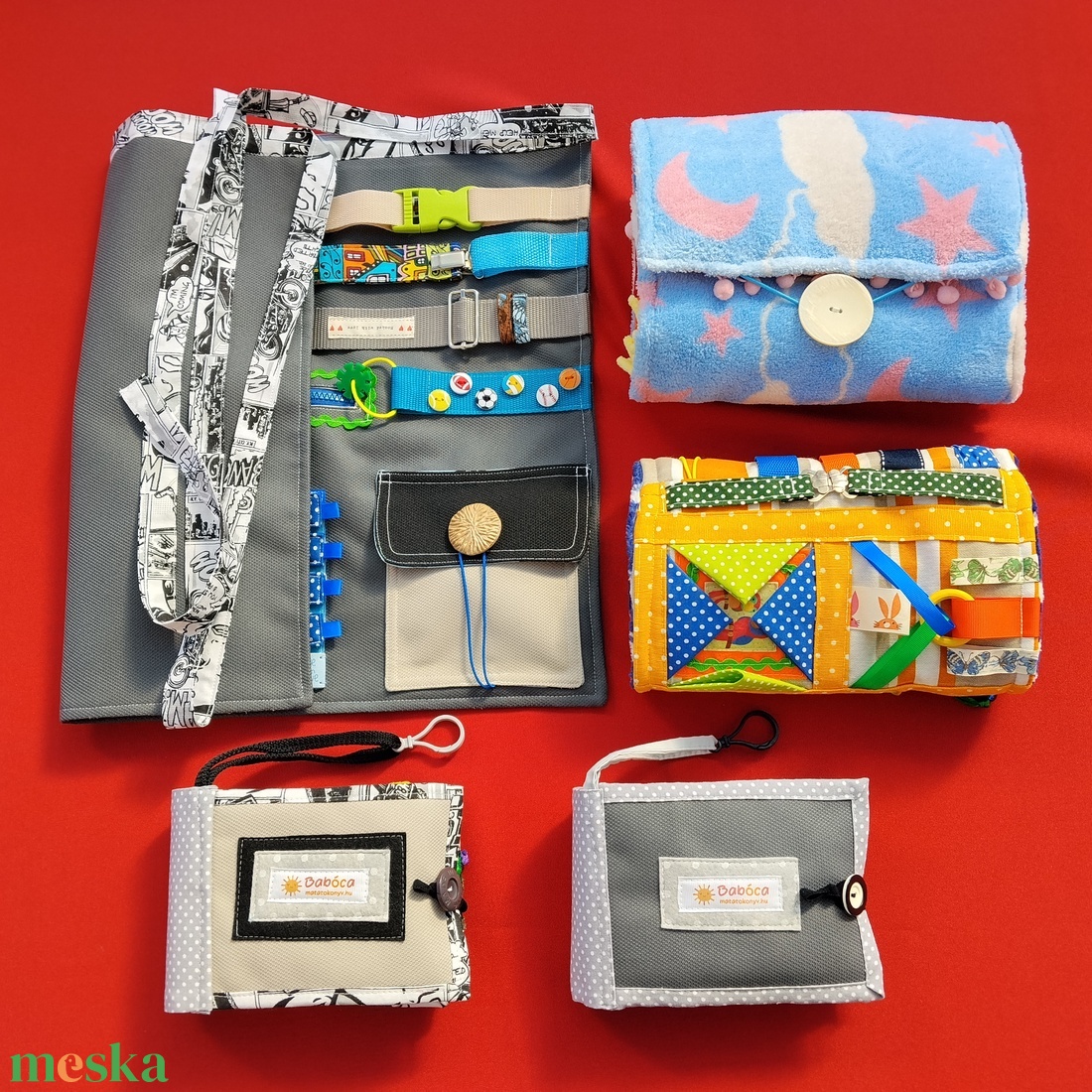 Időskori demens kötény, stroke rehabilitáció, alzheimer - baba - mama - baba játékok - mozgásfejlesztő játékok - Meska.hu