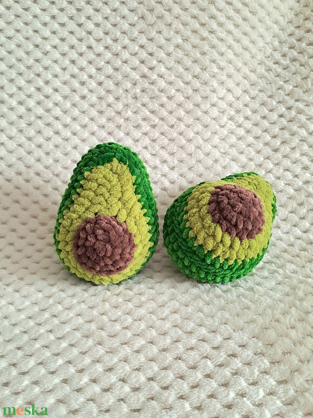 Horgolt avokádó plüss - játék & sport - plüssállat & játékfigura - más figura - Meska.hu