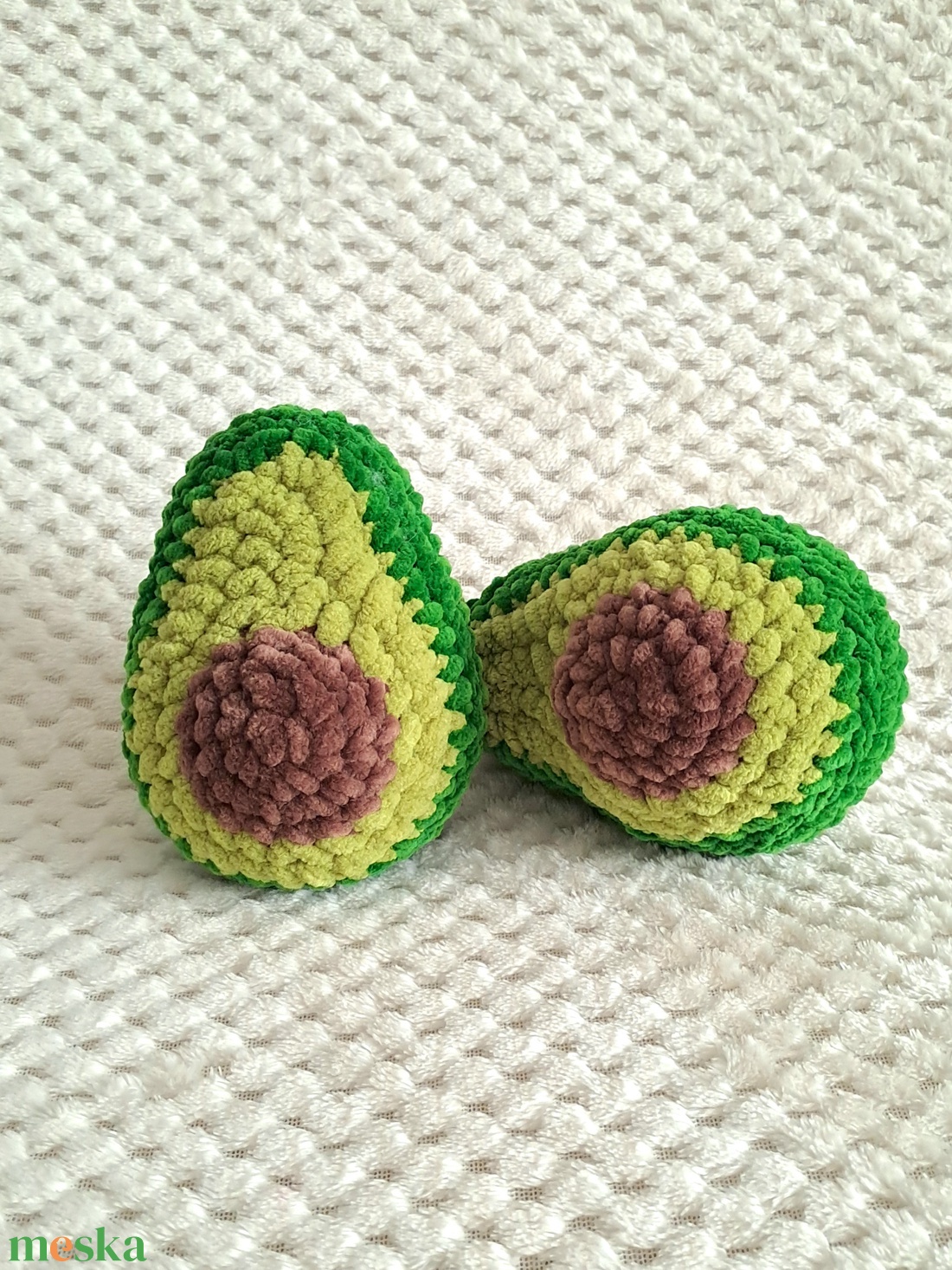 Horgolt avokádó plüss - játék & sport - plüssállat & játékfigura - más figura - Meska.hu