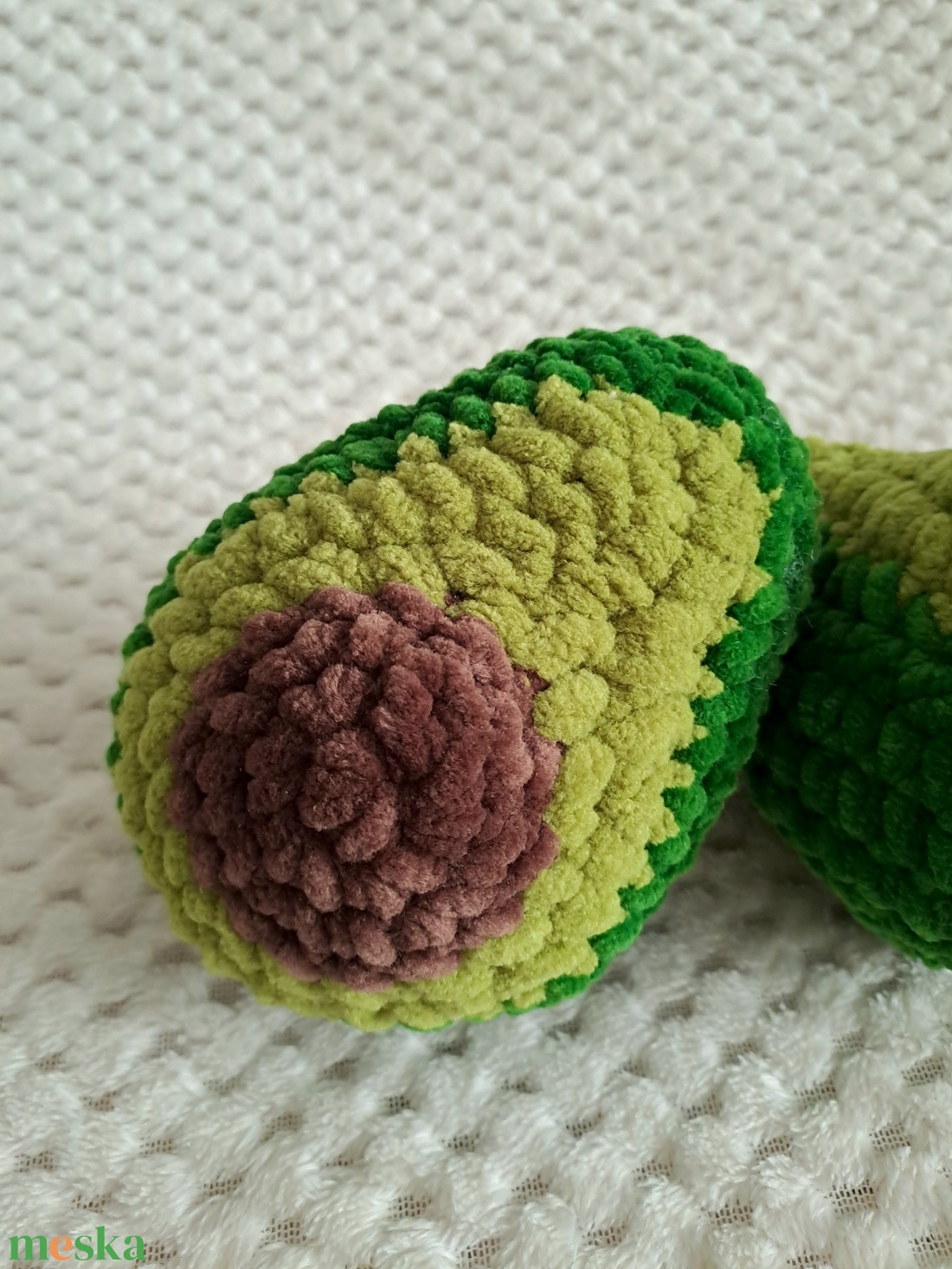 Horgolt avokádó plüss - játék & sport - plüssállat & játékfigura - más figura - Meska.hu