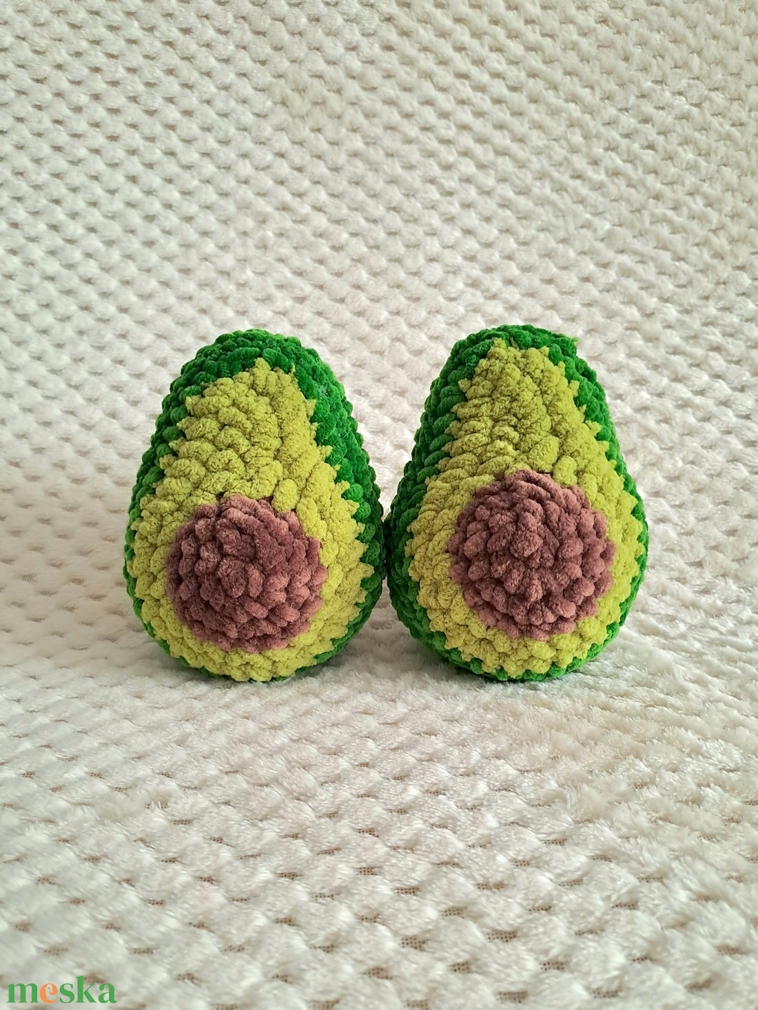 Horgolt avokádó plüss - játék & sport - plüssállat & játékfigura - más figura - Meska.hu