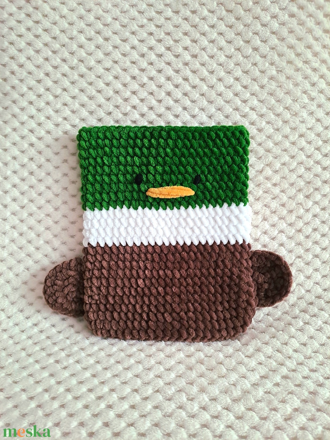 Horgolt kacsás könyvtok - könyv & zene - könyvtok - Meska.hu