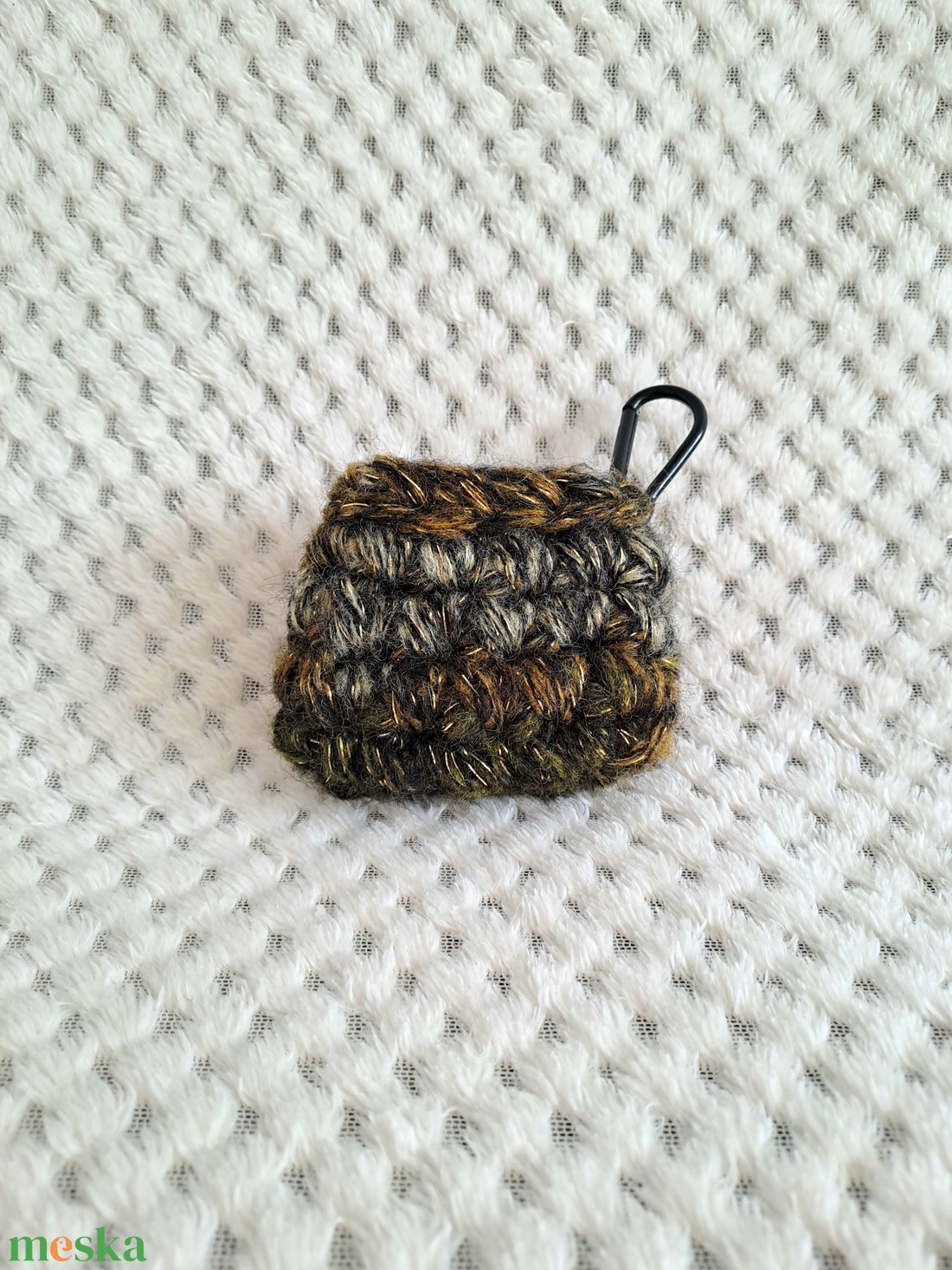 Horgolt fülhallgató tok - táska & tok - pénztárca & más tok - fülhallgató tok  - Meska.hu