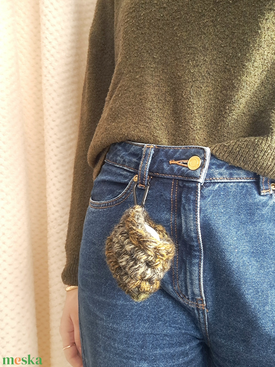 Horgolt fülhallgató tok - táska & tok - pénztárca & más tok - fülhallgató tok  - Meska.hu