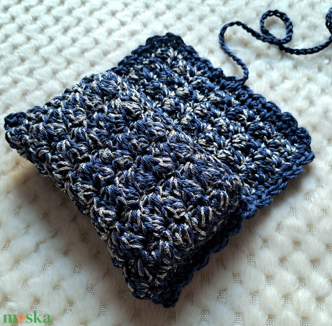 Horgolt kártyatartó  - táska & tok - pénztárca & más tok - kártyatartó & irattartó - Meska.hu