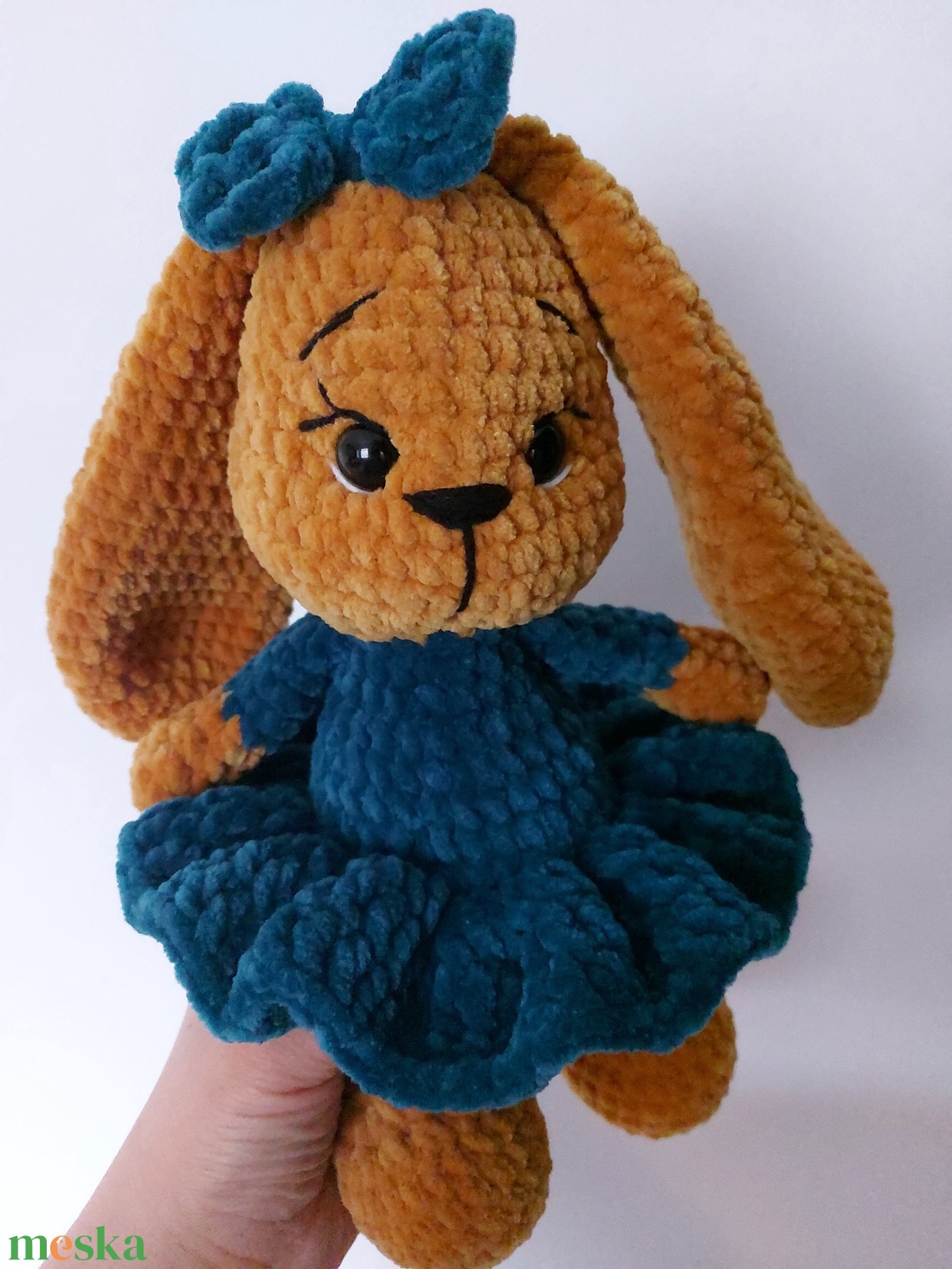 Pihe puha horgolt nyuszi - játék & sport - plüssállat & játékfigura - nyuszi - Meska.hu