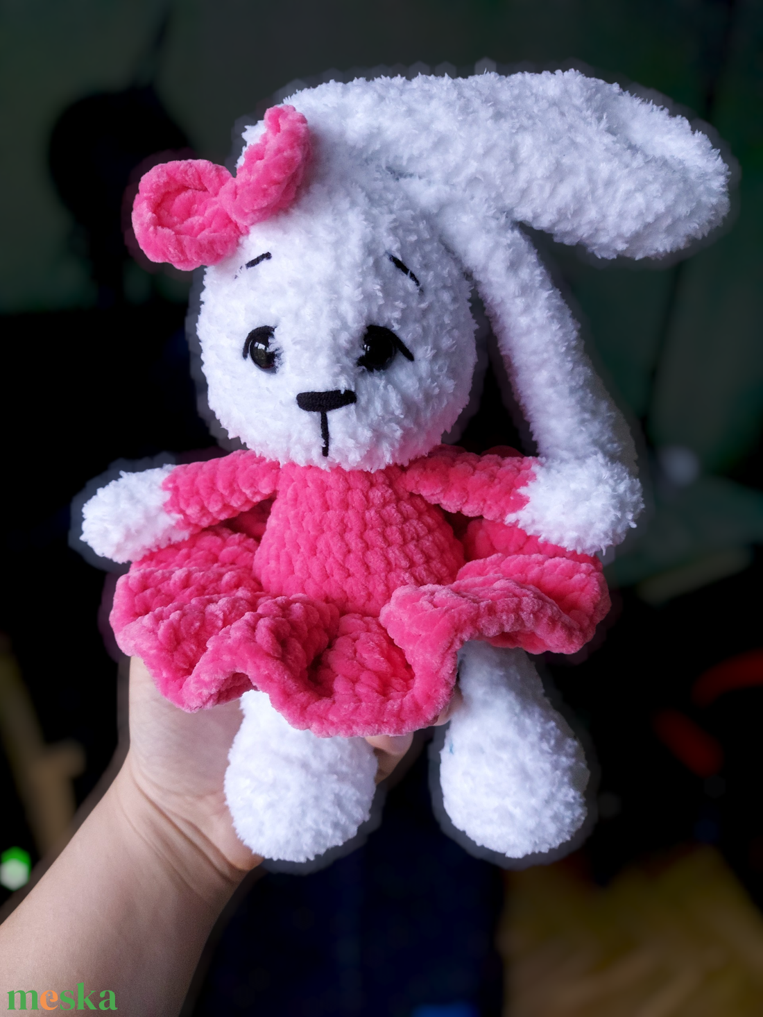 Bolyhos nyuszi - játék & sport - plüssállat & játékfigura - nyuszi - Meska.hu