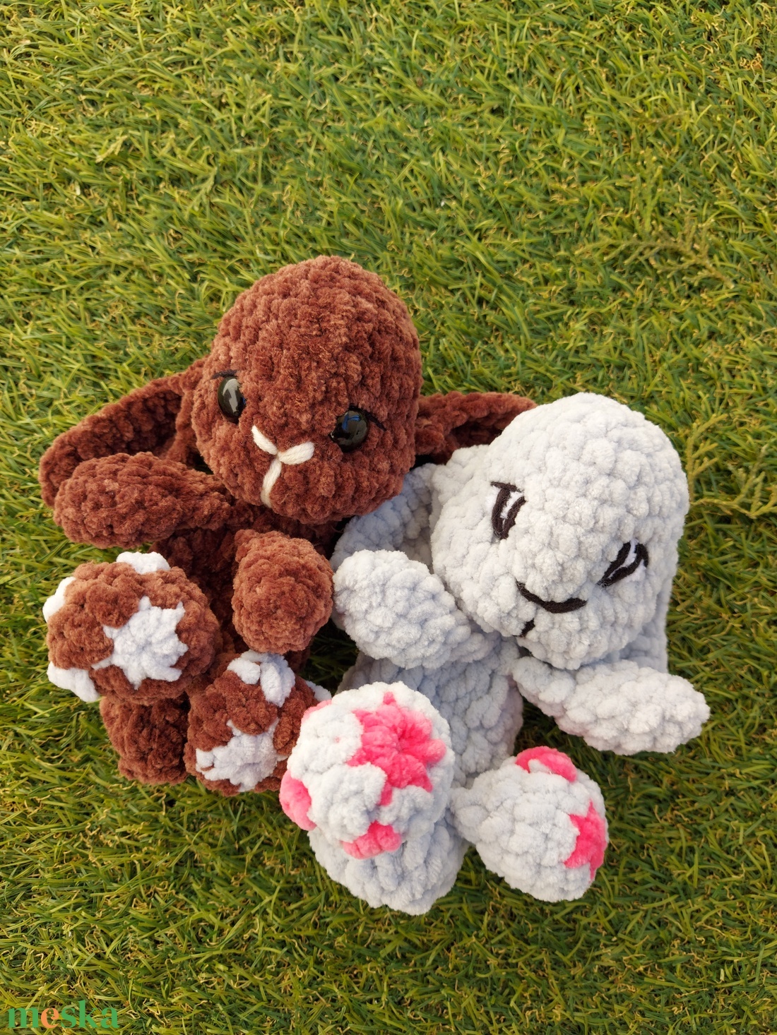 Puha alvós nyuszi - játék & sport - plüssállat & játékfigura - nyuszi - Meska.hu