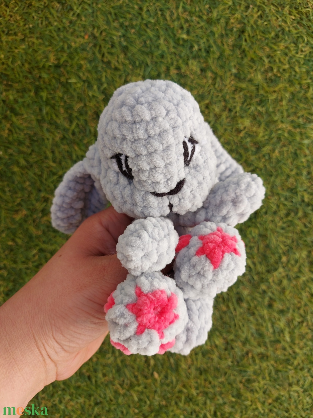 Puha alvós nyuszi - játék & sport - plüssállat & játékfigura - nyuszi - Meska.hu