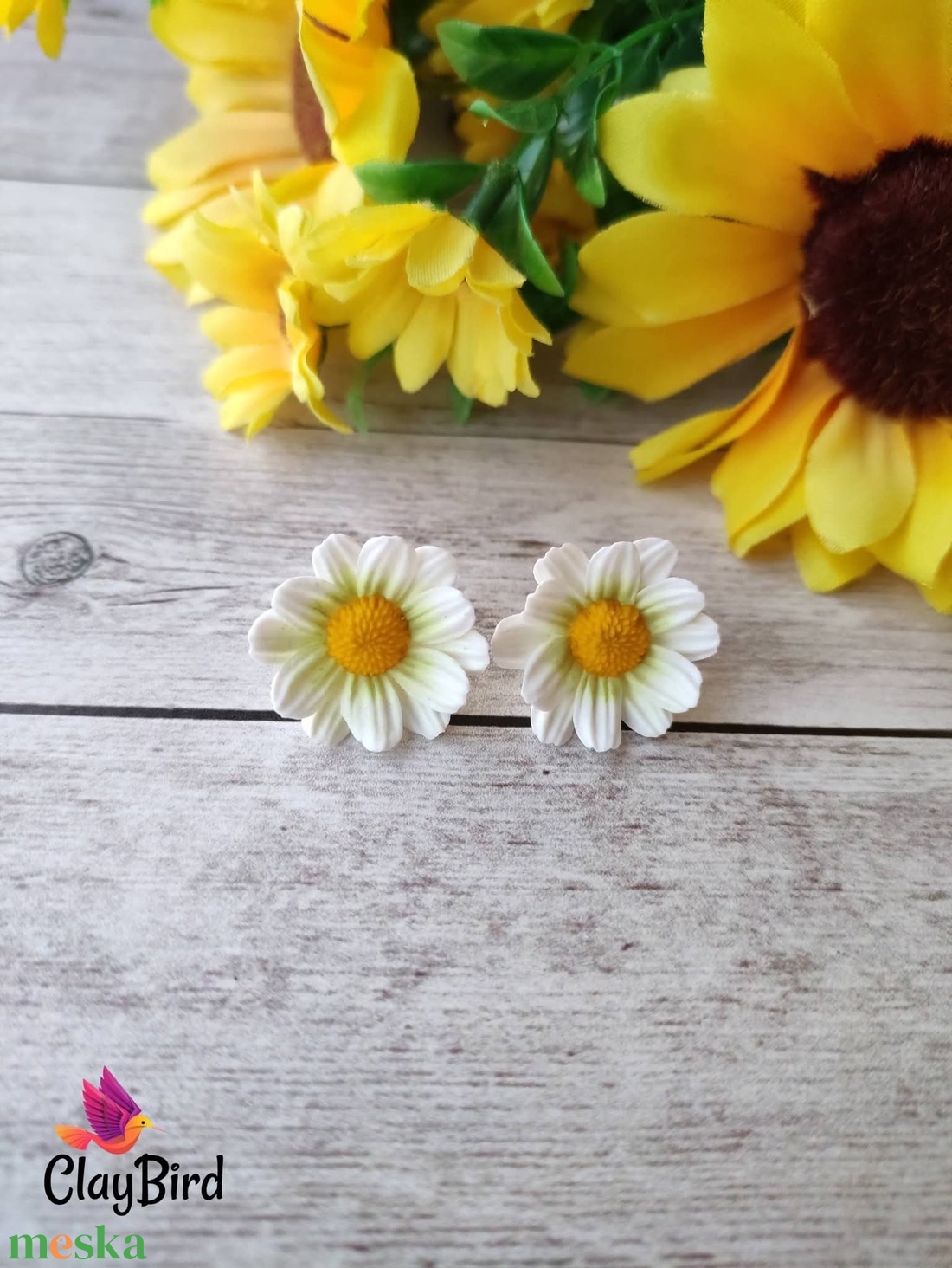 Margar�ta bedugós fülbevaló - ékszer - fülbevaló - pötty fülbevaló - Meska.hu