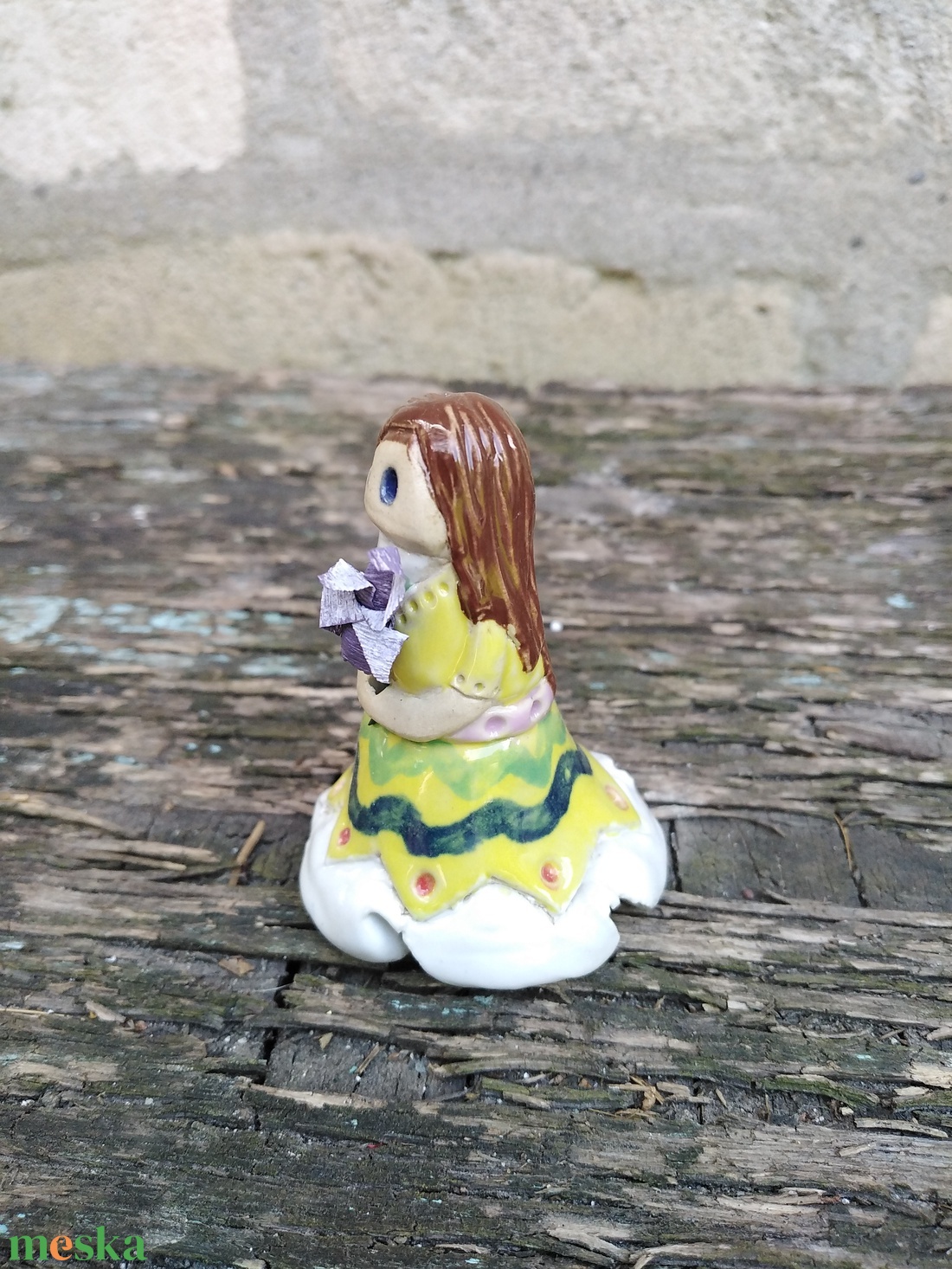 Clay Lady (Easter egg) - művészet - szobor - kerámia - Meska.hu