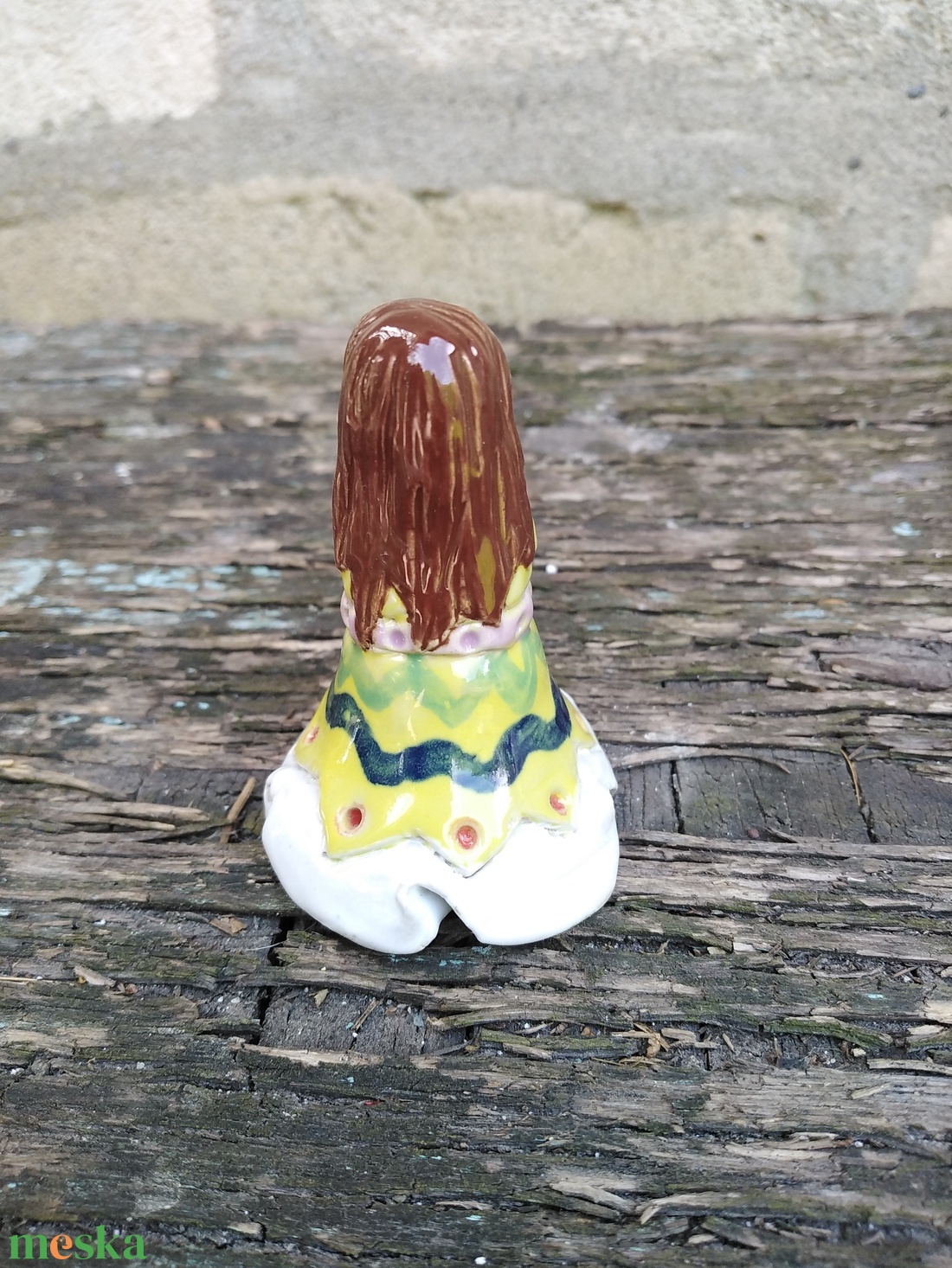 Clay Lady (Easter egg) - művészet - szobor - kerámia - Meska.hu