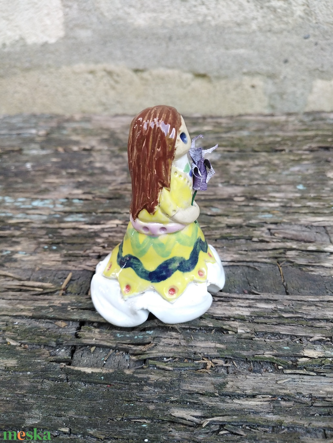 Clay Lady (Easter egg) - művészet - szobor - kerámia - Meska.hu