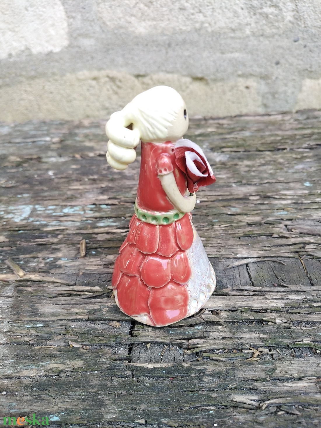 Lady Rose - művészet - szobor - kerámia - Meska.hu