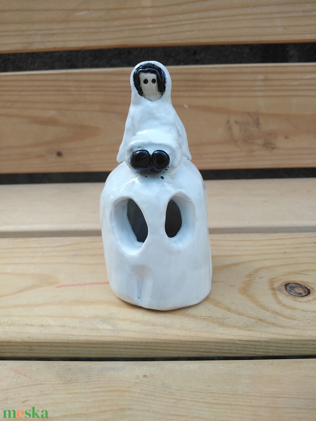 Szellem Grétával - otthon & életmód - dekoráció - halloween - halloweeni asztaldísz - Meska.hu Szellem Grétával - otthon & életmód - dekoráció - halloween - halloweeni asztaldísz - Meska.hu