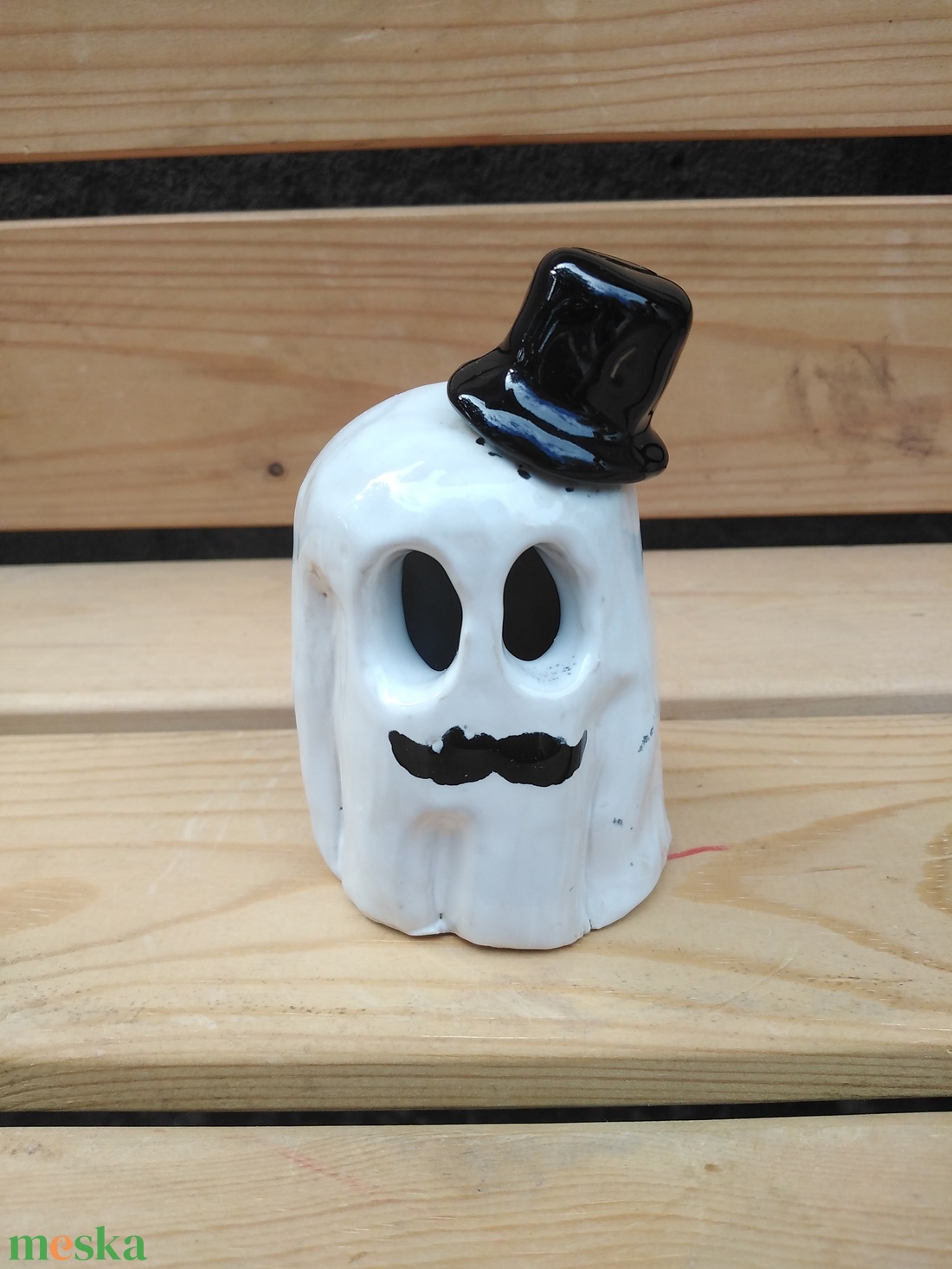Bajuszos szellem - otthon & életmód - dekoráció - halloween - halloweeni asztaldísz - Meska.hu Bajuszos szellem - otthon & életmód - dekoráció - halloween - halloweeni asztaldísz - Meska.hu