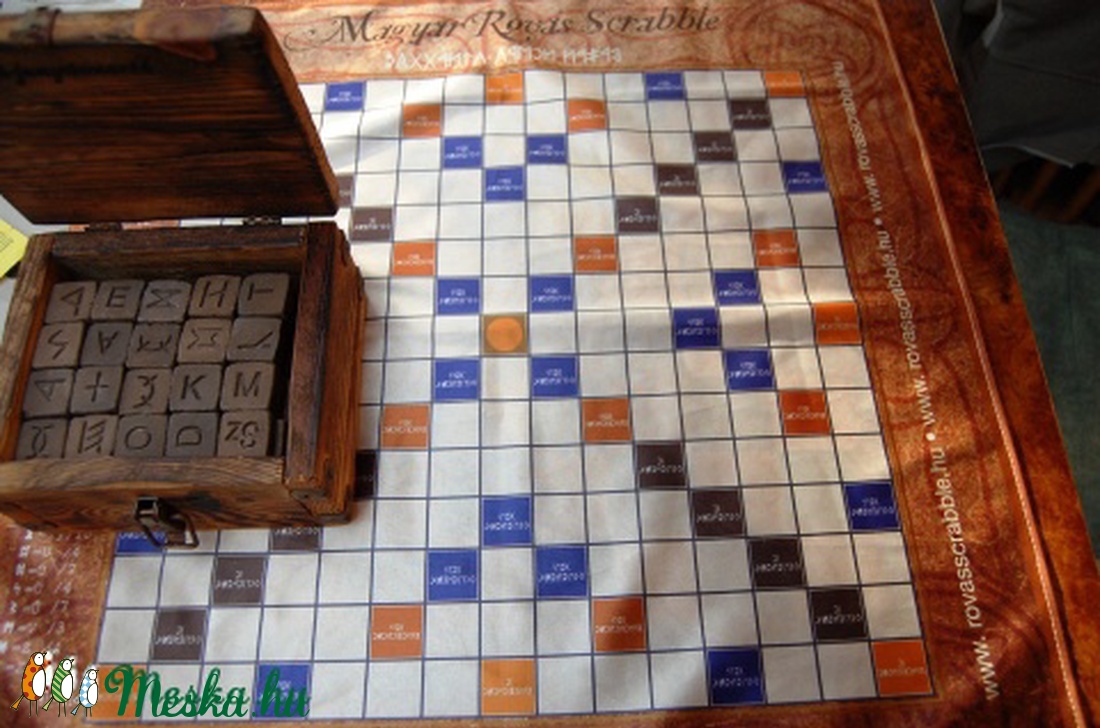 Magyar Rovás Szó Mozaik (Rovás Scrabble)  -  Rovásírást oktató szójáték  -  - Meska.hu