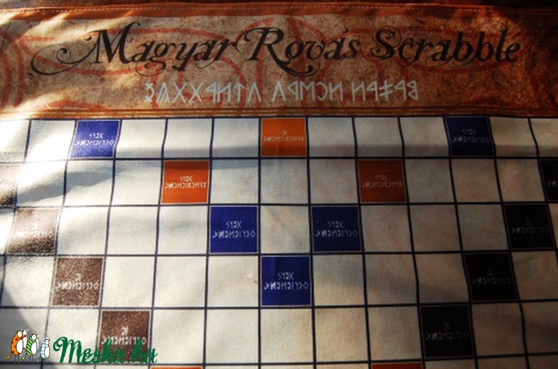 Magyar Rovás Szó Mozaik (Rovás Scrabble)  -  Rovásírást oktató szójáték  -  - Meska.hu