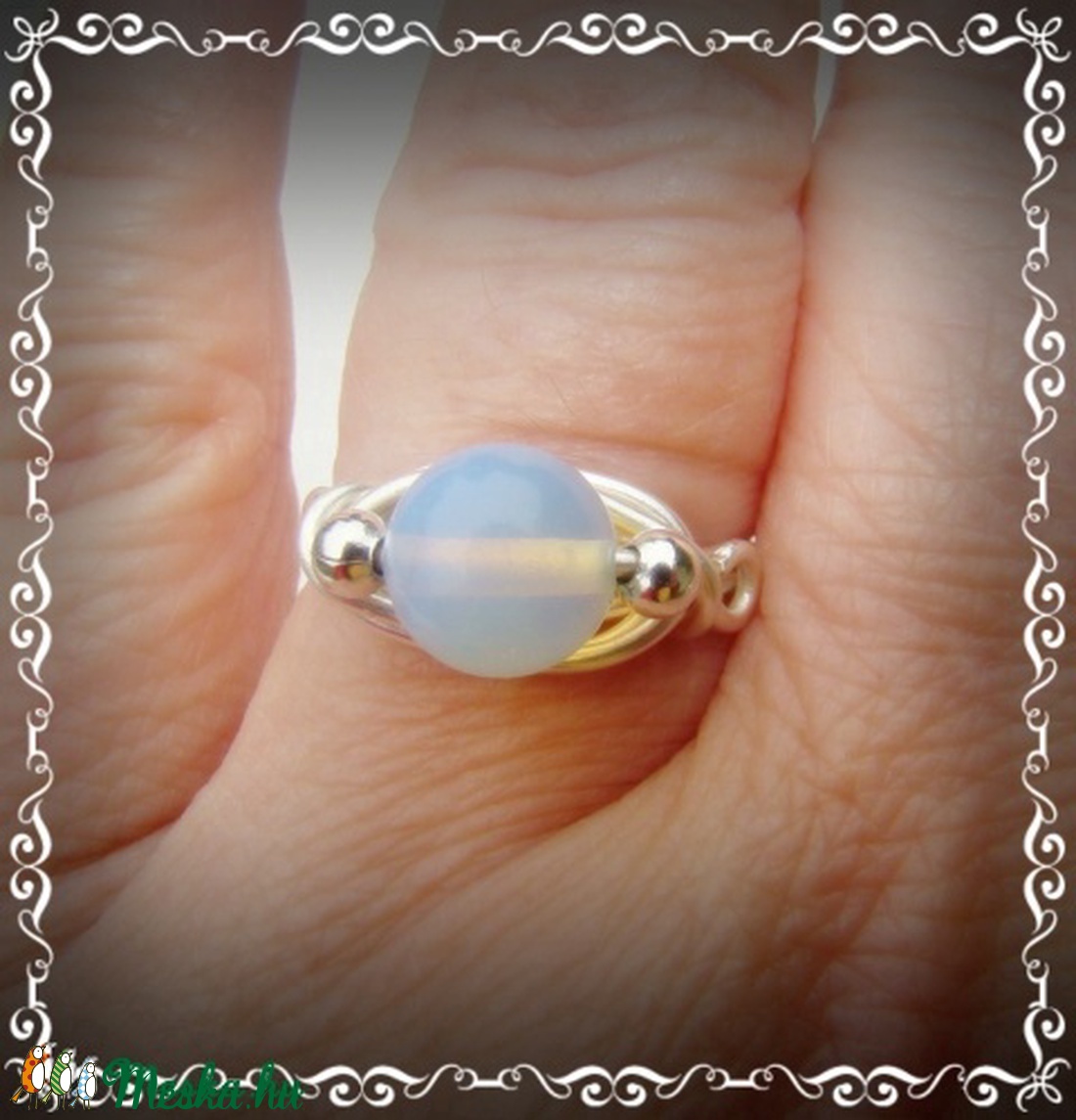 Opalit gyűrű -  - Meska.hu