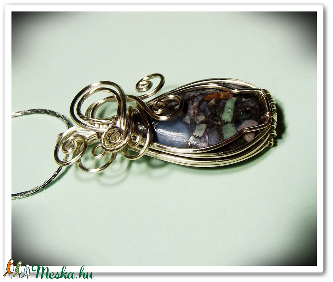 Üledékes jáspis medál -  - Meska.hu