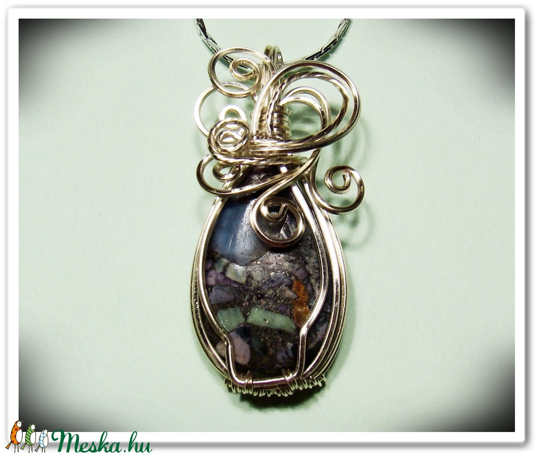 Üledékes jáspis medál -  - Meska.hu