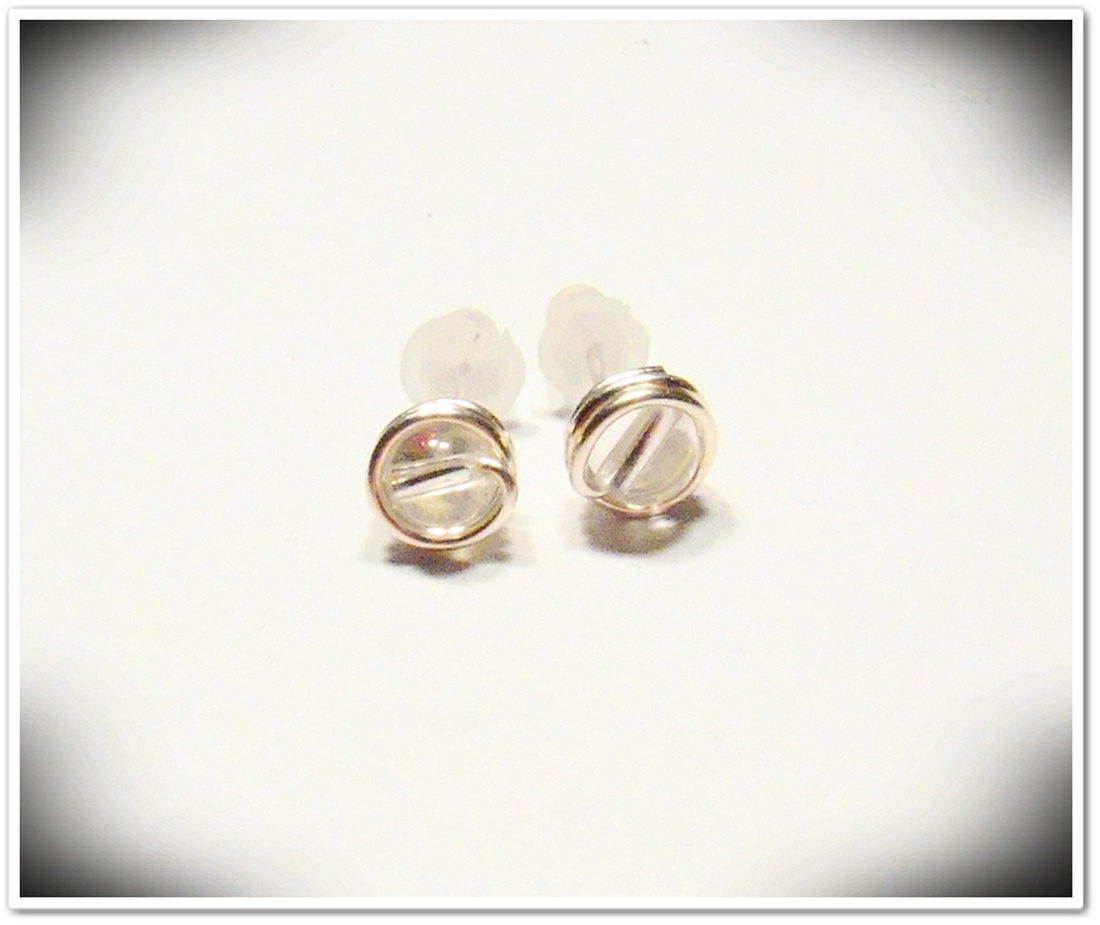 Hegyikristály fülbevaló -  - Meska.hu