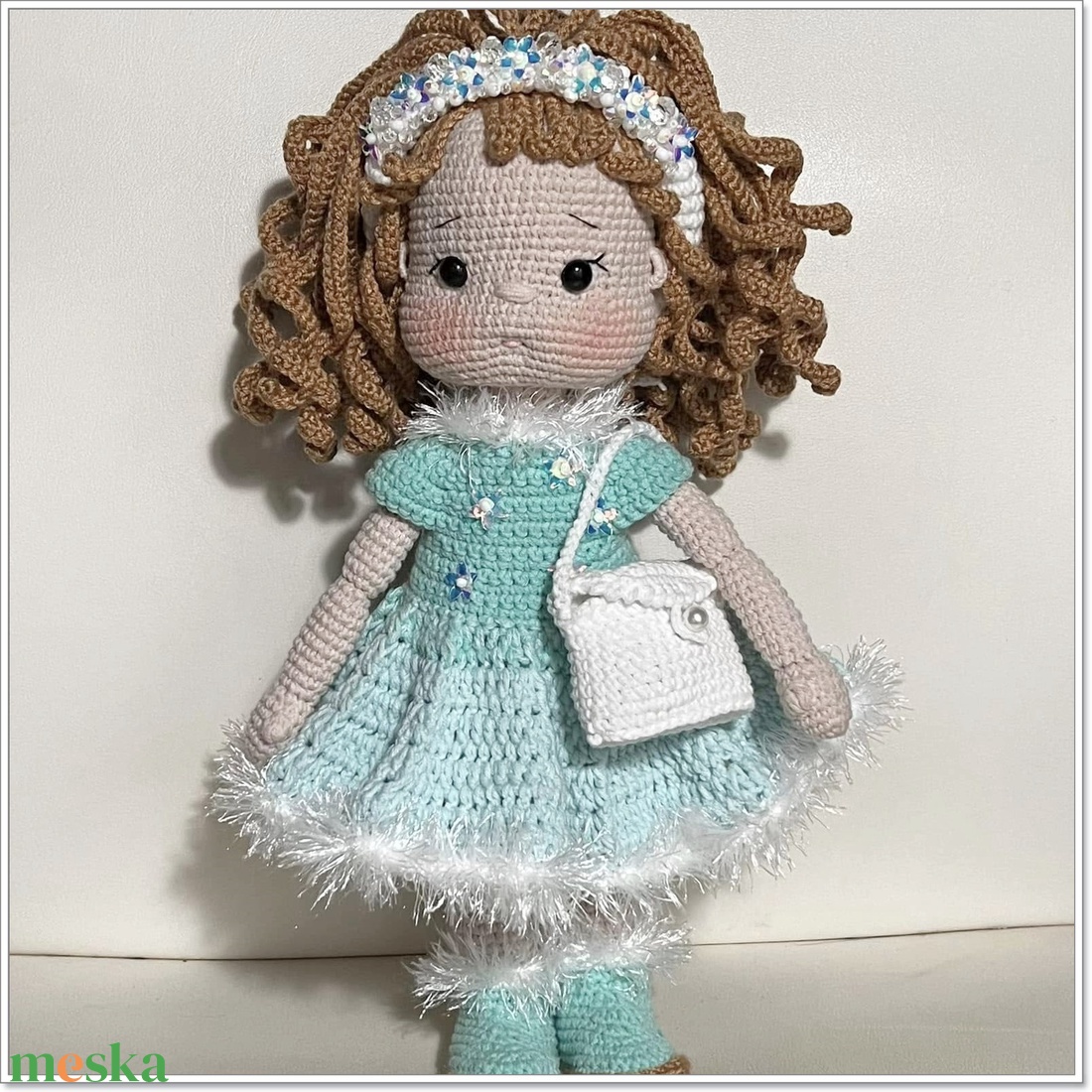 Horgolt Liza baba - játék & sport - baba & babaház - baba - Meska.hu