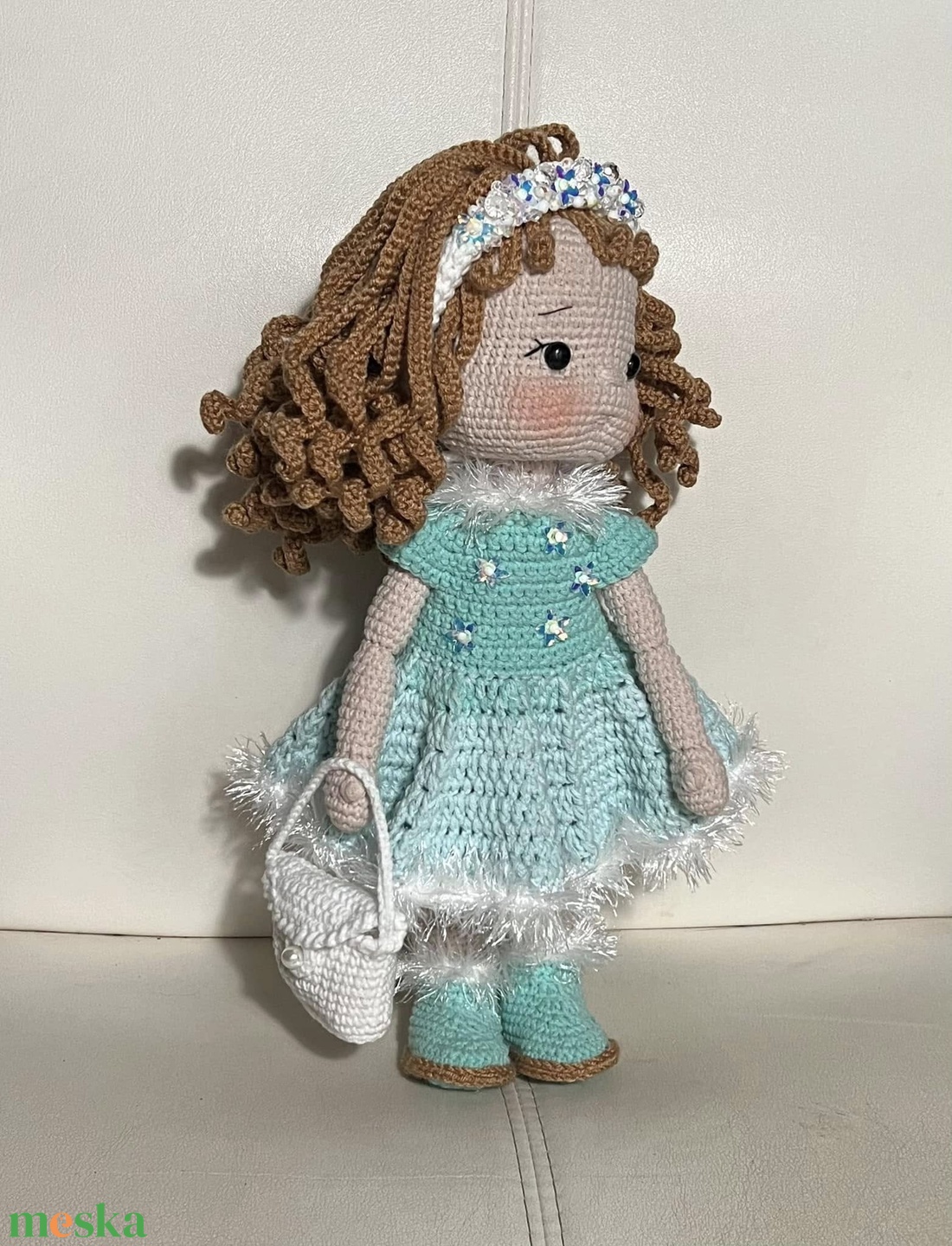 Horgolt Liza baba - játék & sport - baba & babaház - baba - Meska.hu