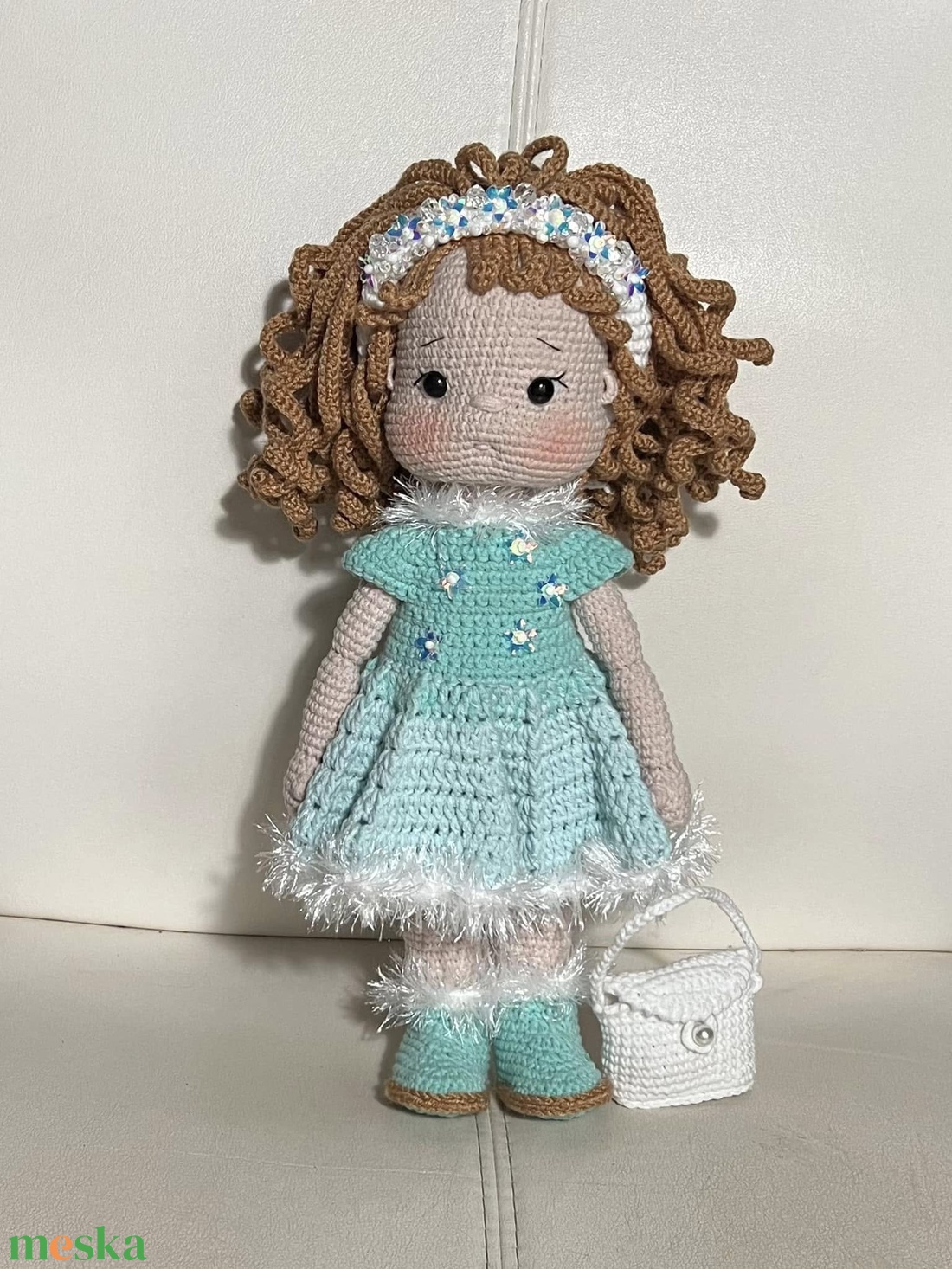 Horgolt Liza baba - játék & sport - baba & babaház - baba - Meska.hu