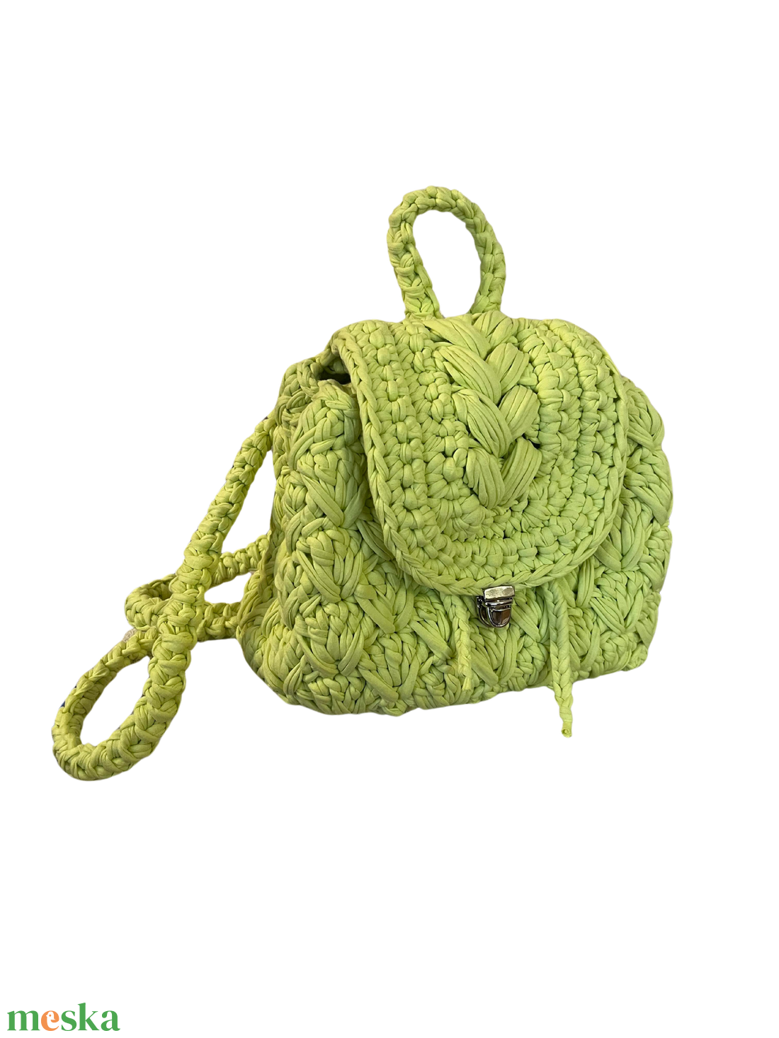 LimeZöld Horgolt Mini Hátizsák - táska & tok - hátizsák - hátizsák - Meska.hu LimeZöld Horgolt Mini Hátizsák - táska & tok - hátizsák - hátizsák - Meska.hu