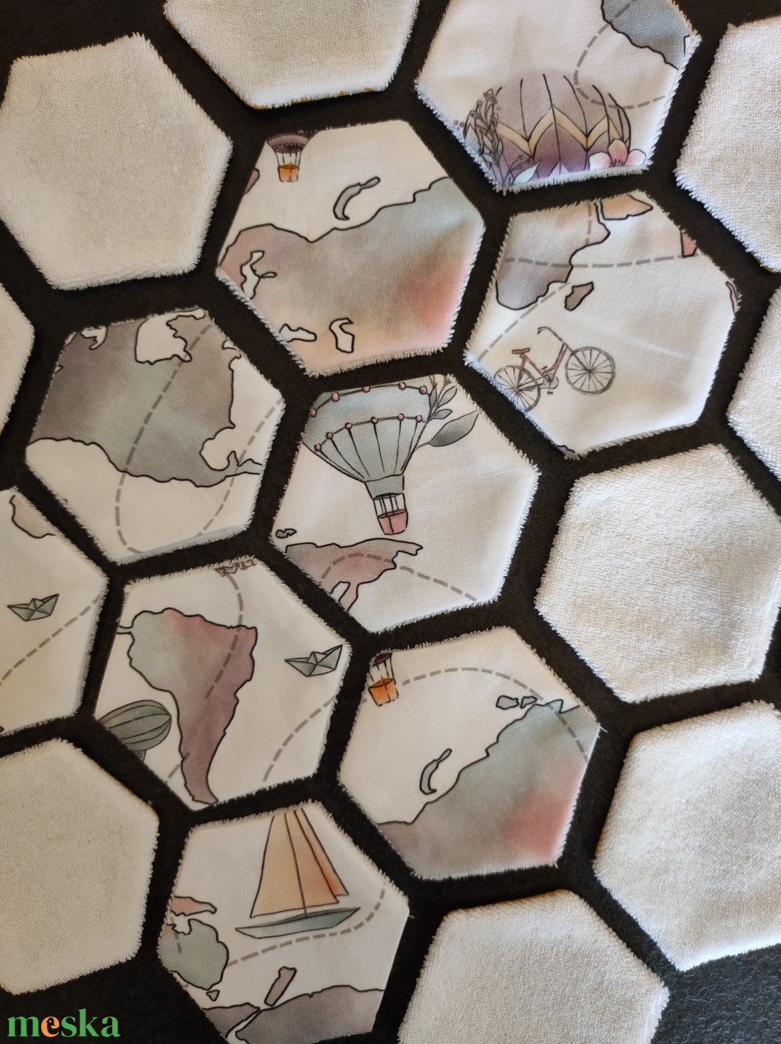 Arctisztító korong - térkép - szépségápolás - arcápolás - arctisztító korong - Meska.hu