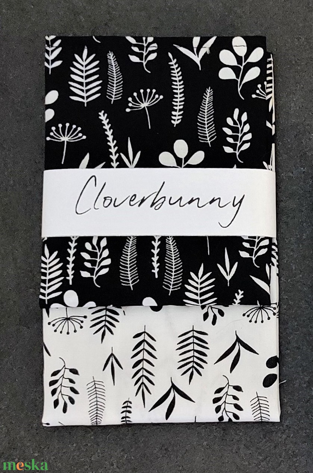 Mosható textil zsebkendő - leveles - szépségápolás - egészségmegőrzési kellékek - Meska.hu