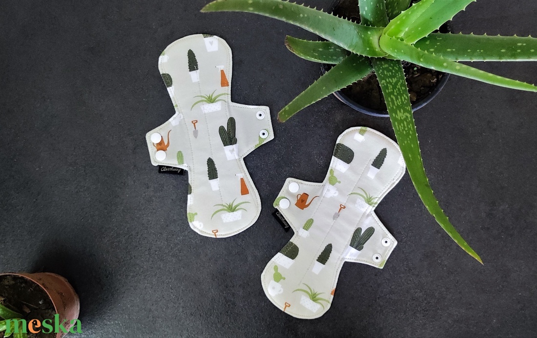 Mosható betét - kaktusz - szépségápolás - intim higiénia - intimbetét - Meska.hu