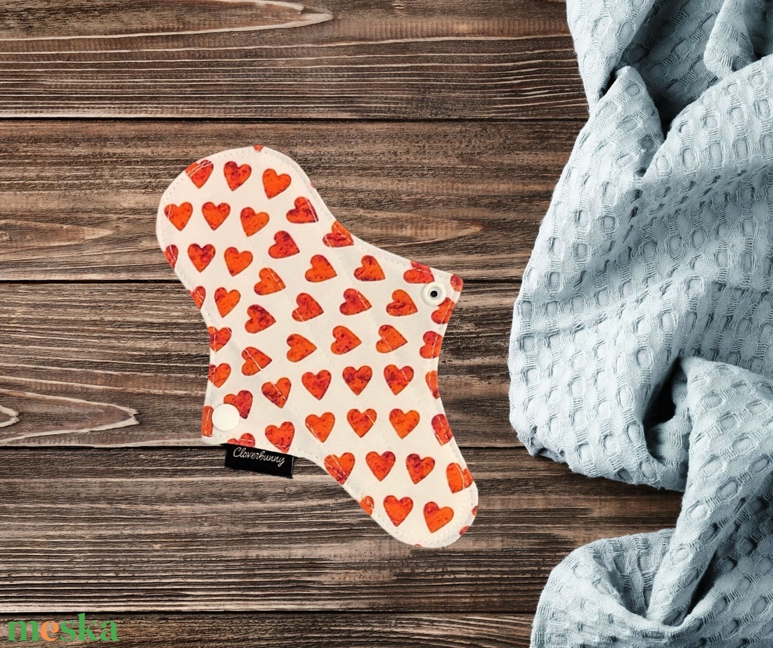 Szív - Tanga betét - szépségápolás - intim higiénia - intimbetét - Meska.hu