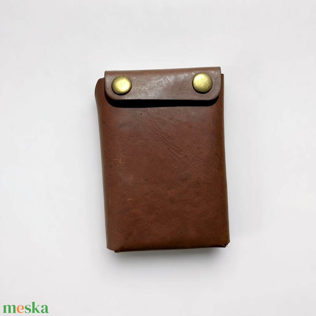 Elegáns minimalista bőr pénztárca - táska & tok - pénztárca & más tok - kártyatartó & irattartó - Meska.hu