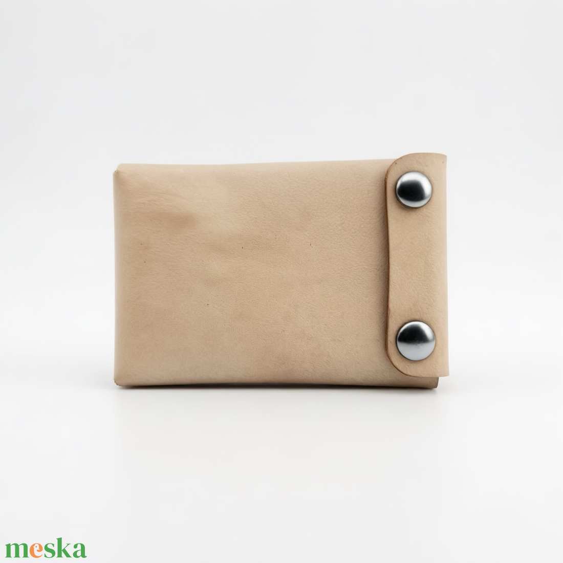 Elegáns minimalista bőr pénztárca - táska & tok - pénztárca & más tok - kártyatartó & irattartó - Meska.hu