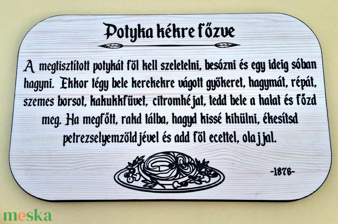 Potyka kékre főzve 1876-ból - karácsony - karácsonyi sütés-főzés - Meska.hu