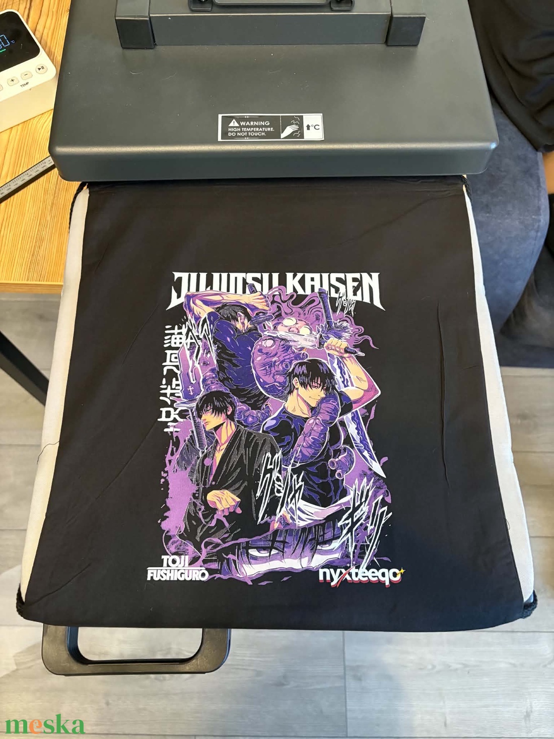 Jujutsu Kaisen - Toji Fushiguro Pamut Gyermek Tornazsák - táska & tok - hátizsák - tornazsák, gymbag - Meska.hu