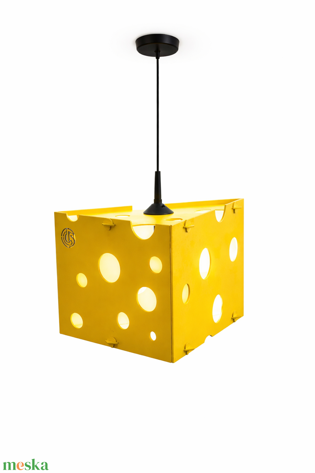 Sajtlámpa - Strange Cheese - otthon & életmód - lámpa - mennyezeti lámpa - Meska.hu