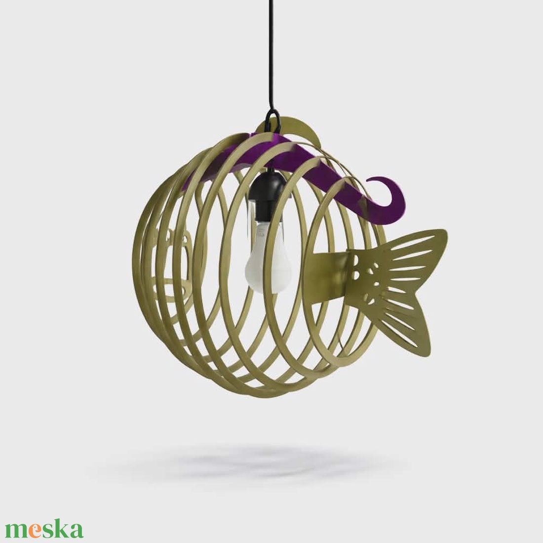 Hallámpa - Fish Called Amanda - otthon & életmód - lámpa - mennyezeti lámpa - Meska.hu