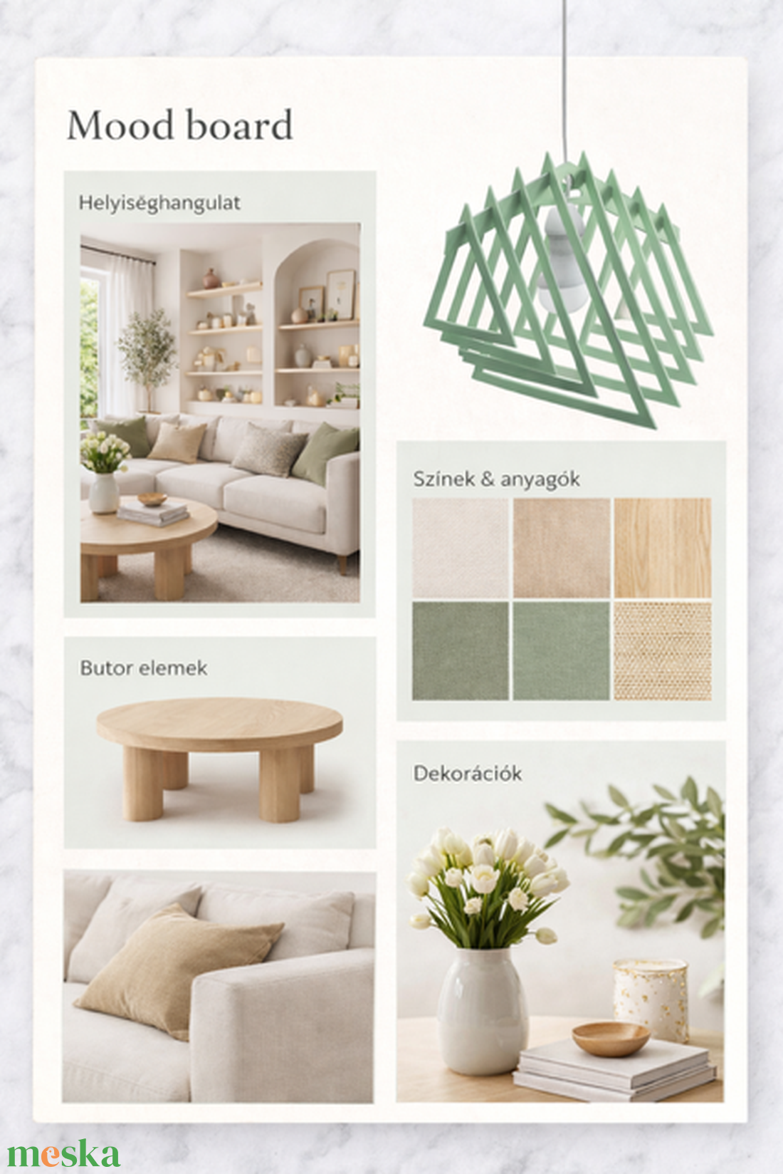 Háromszöglámpa - Bermuda - otthon & életmód - lámpa - mennyezeti lámpa - Meska.hu