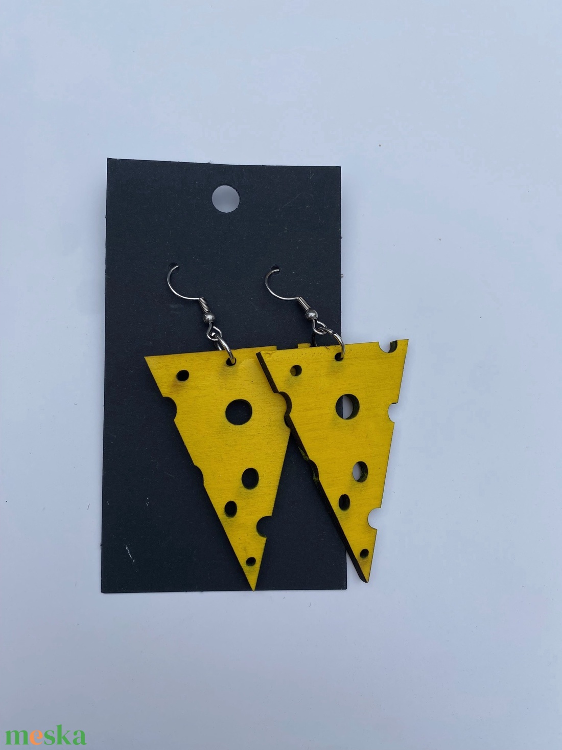 Sajtfülbevaló - ékszer - fülbevaló - lógó fülbevaló - Meska.hu