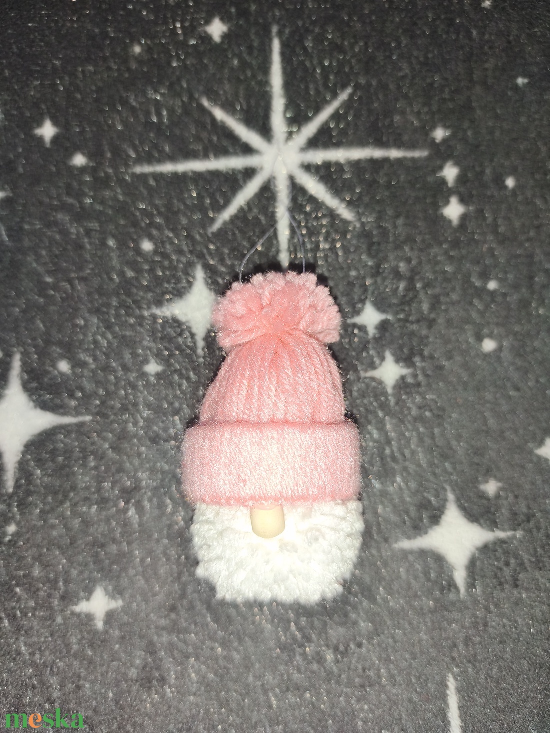 Kézzel készült manó dísz - karácsony - karácsonyi lakásdekoráció - karácsonyfadíszek - Meska.hu