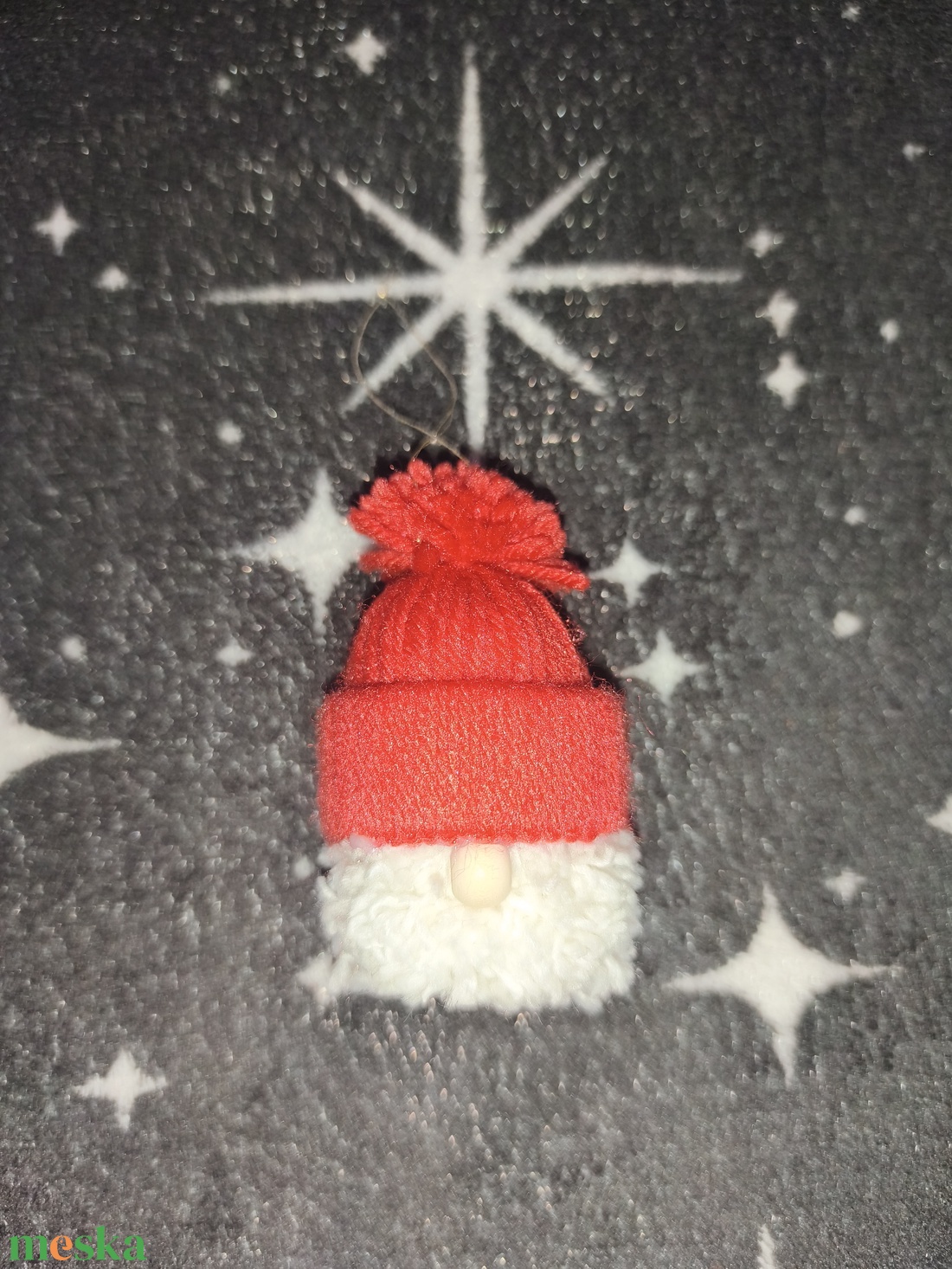 Kézzel készült manó dísz - karácsony - karácsonyi lakásdekoráció - karácsonyfadíszek - Meska.hu