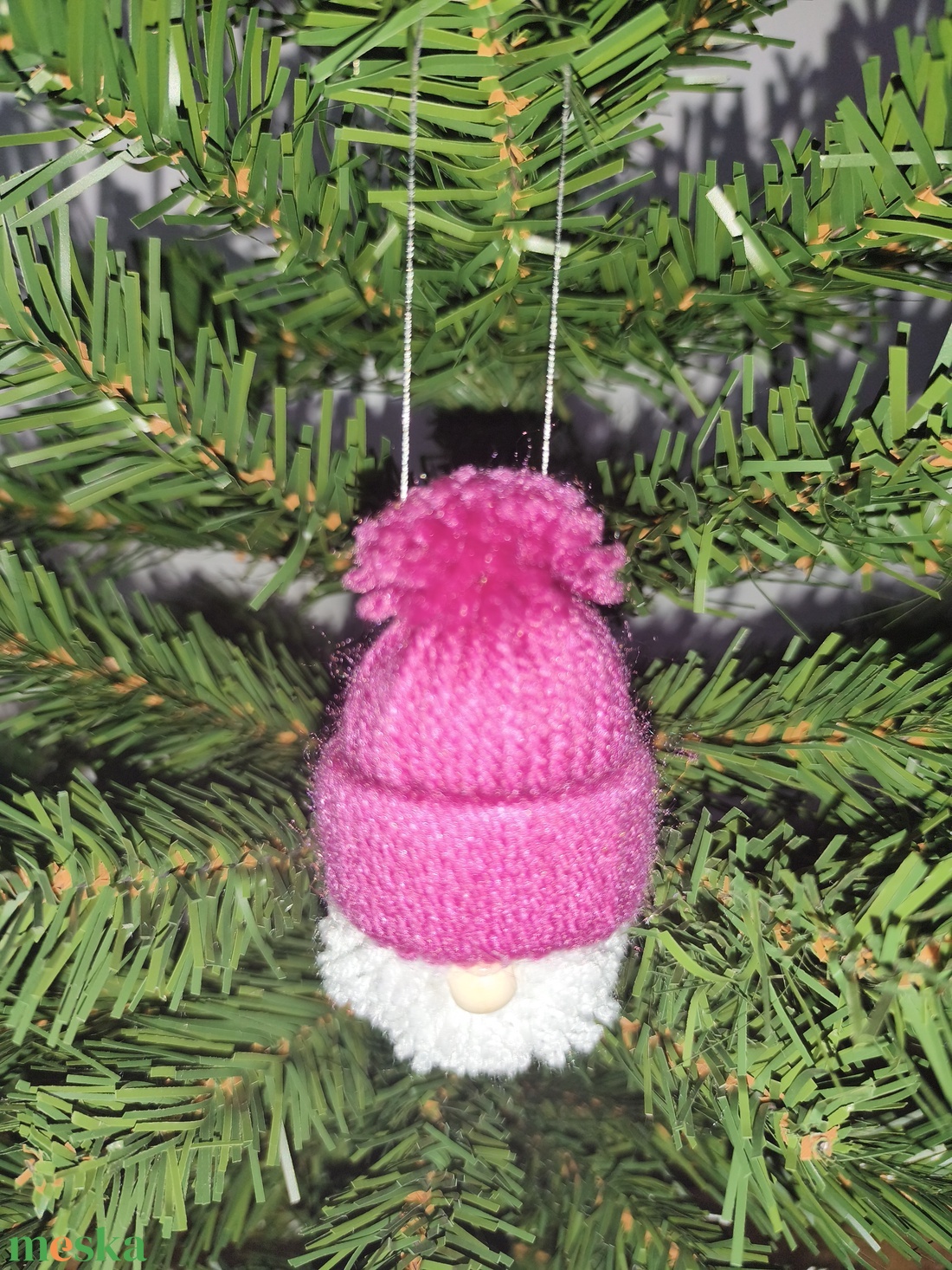 Kézzel készült manó dísz - karácsony - karácsonyi lakásdekoráció - karácsonyfadíszek - Meska.hu