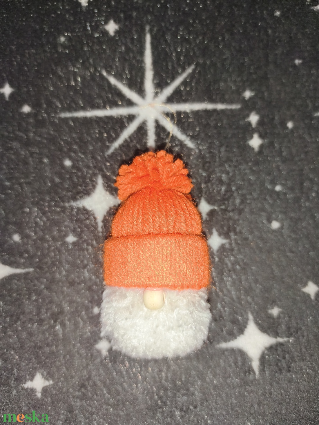 Kézzel készült manó dísz - karácsony - karácsonyi lakásdekoráció - karácsonyfadíszek - Meska.hu