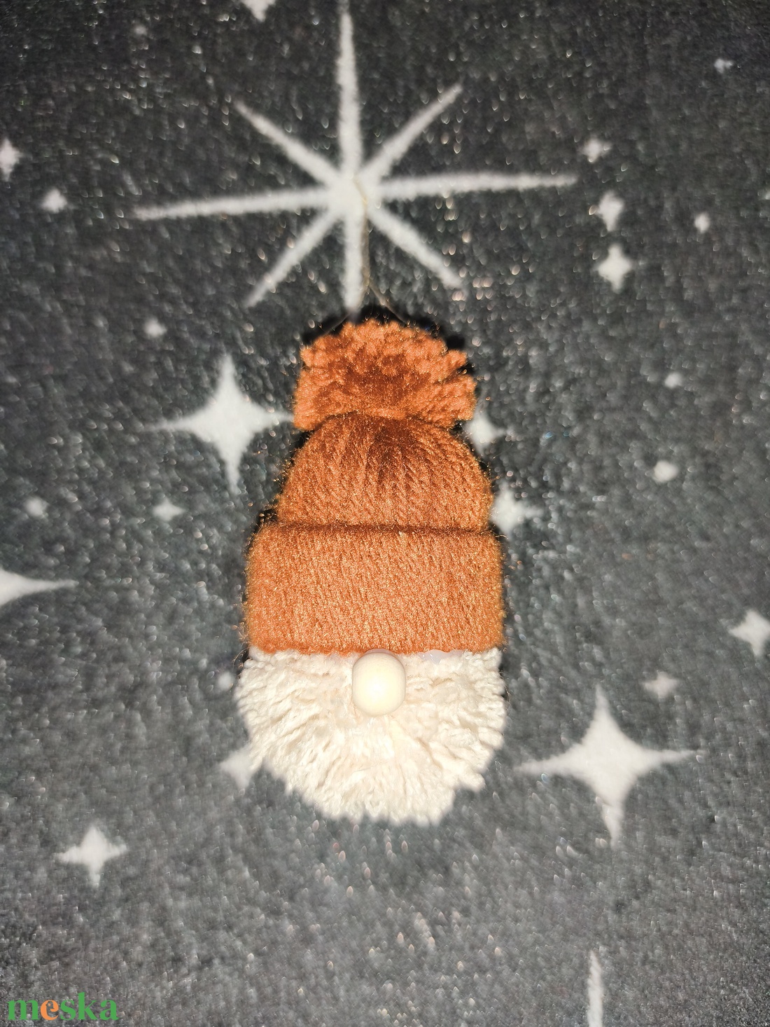 Kézzel készült manó dísz - karácsony - karácsonyi lakásdekoráció - karácsonyfadíszek - Meska.hu