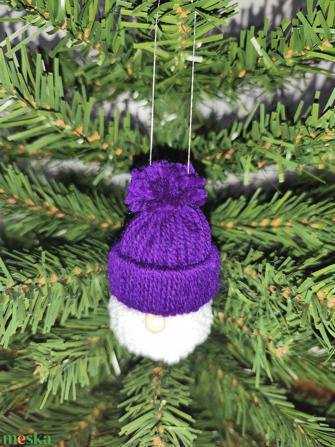 Kézzel készült manó dísz - karácsony - karácsonyi lakásdekoráció - karácsonyfadíszek - Meska.hu
